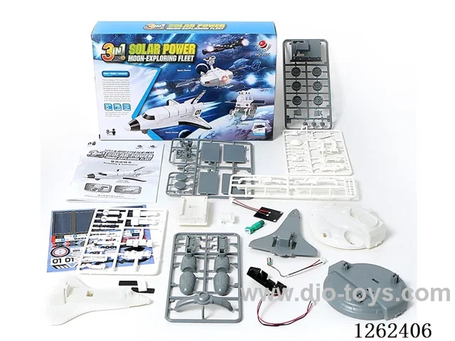 3-in-1 Solar-Powered Lunar Exploration Fleet