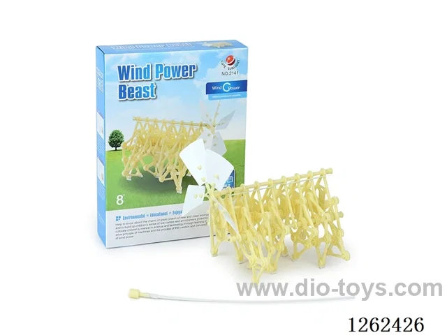 English - Wind-Powered Mechanical Beast (DIY)