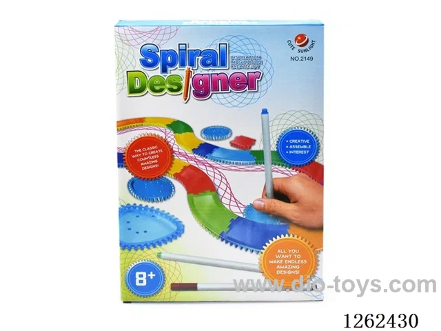 Floral Curve Ruler - 28 Components + 3 Pens