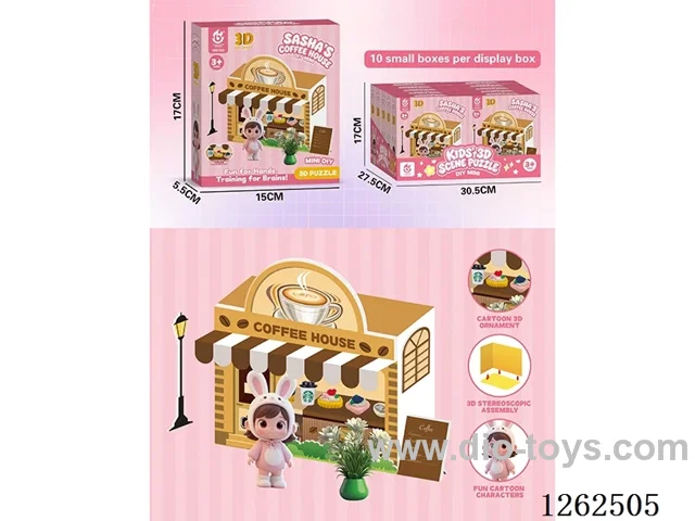 3D Puzzle 10PCS