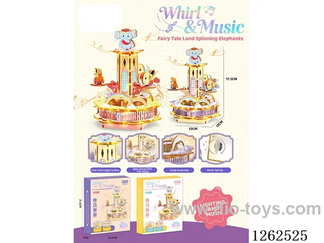 Flying Elephant Music Box (2 Random Styles)