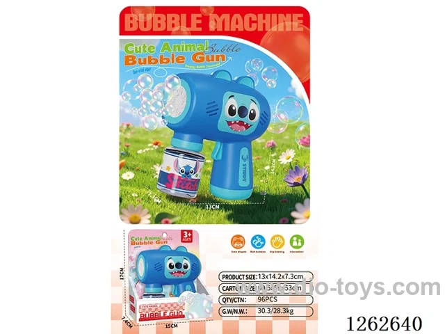 B/O 8-Hole Bubble Gun 50ML bubble water
