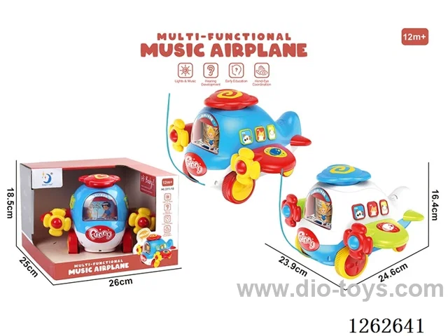free wheel airplane W L/M not included battery