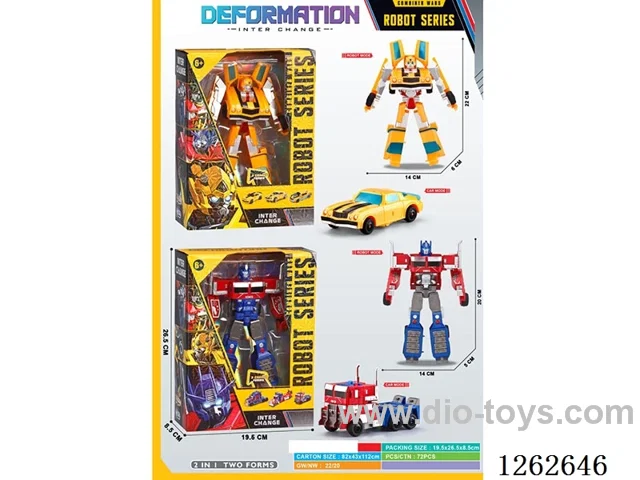 Optimus Prime and Bumblebee Transformers Toy 2 mixed