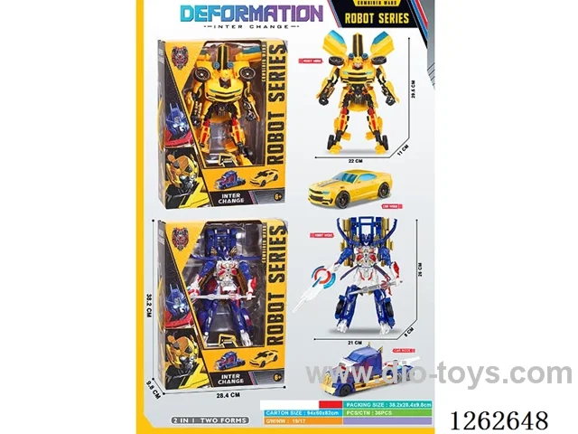Optimus Prime and Bumblebee Transformers Toy 2 mixed