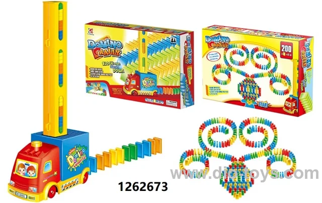 Electric Domino (200 pcs) with car in color box