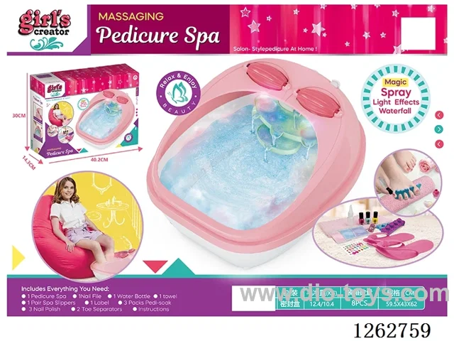 Flowing Water* Spray Foot Bath (not included battery)