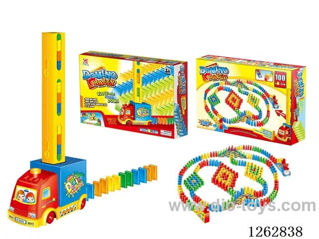 Electric Domino Train + Arch Bridge Set