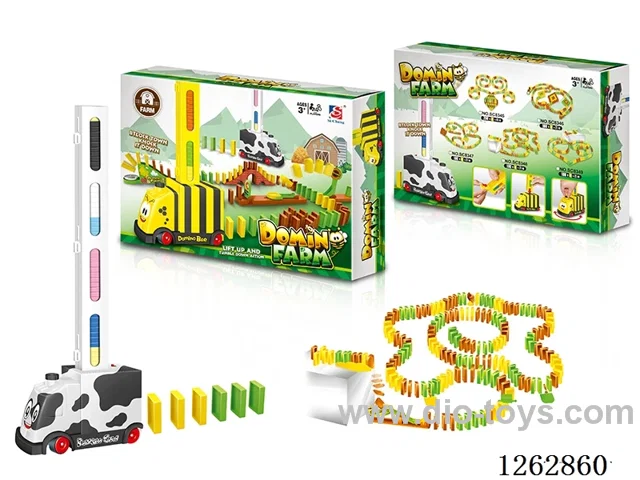 Electric Domino Cow Cart + Pedal Set 100PCS