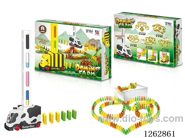 Electric Domino Cow Cart + Lift Set 100PCS