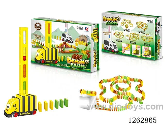 Electric Domino Bee Car + Pedal Set 100PCS
