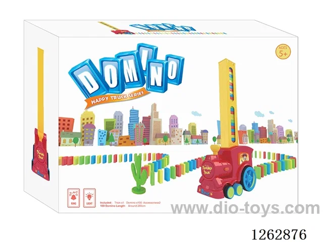 Electric Train Domino Set 100PCS