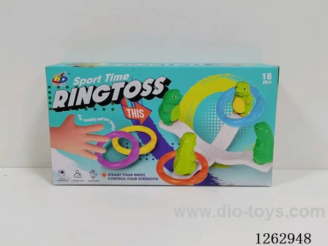 Tumbler Cartoon Dinosaur Ring toss game