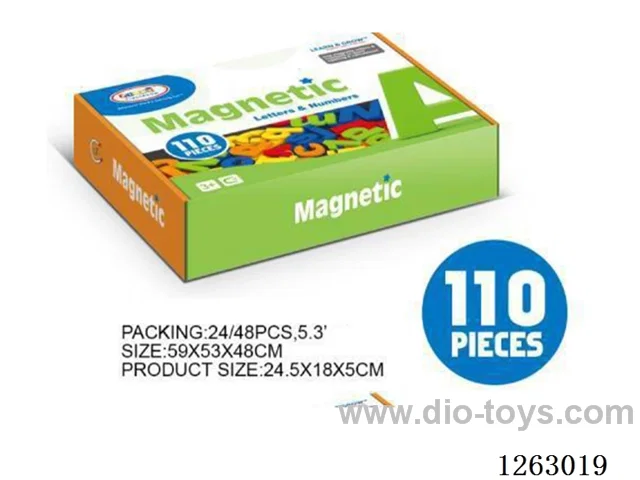 Magnetic alphanumeric box (1.5 inches) 110pcs