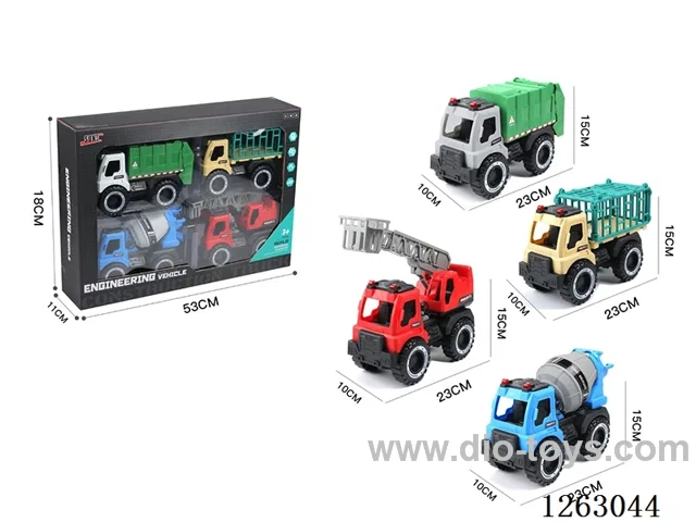 free wheel car 4PCS