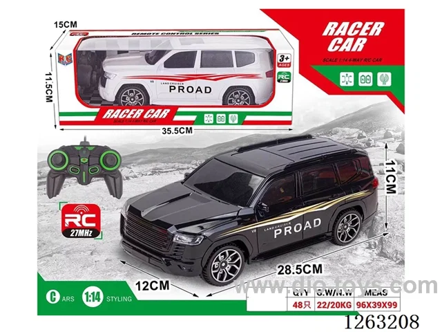 1: 14 4ch RC car not included battery