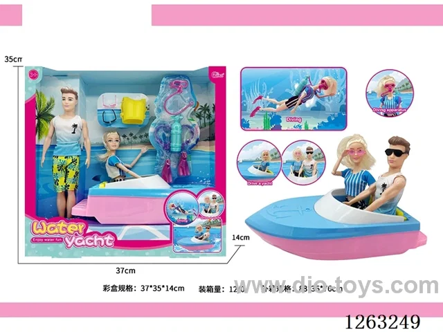 Transformable design, interactive scene 11.5 inch articulated body doll