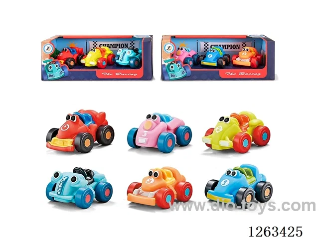 Soft Rubber Free Wheel Car
