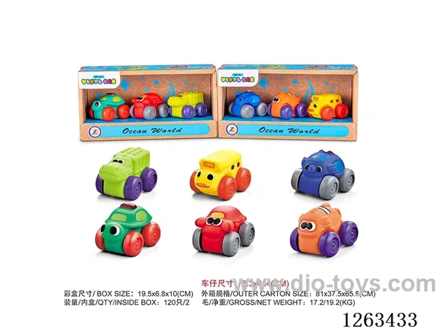 Soft Rubber Free Wheel Car