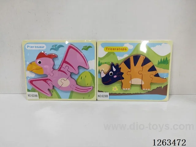 Wooden 3D Dinosaur Puzzle