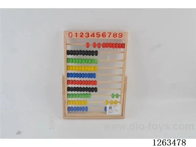 0-9 wooden bead rack