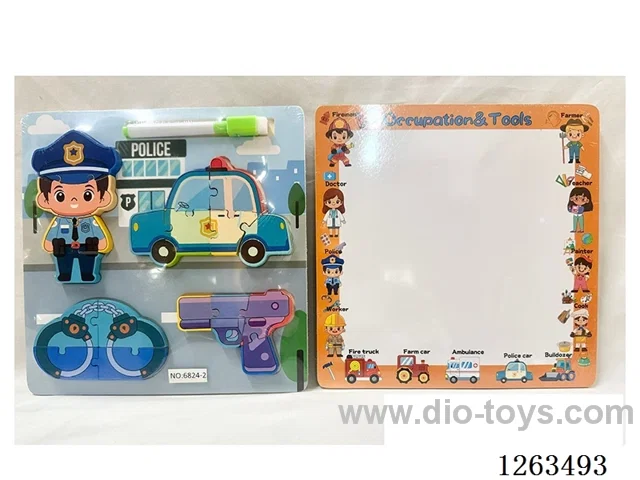3D Puzzle + Drawing Board + Pen