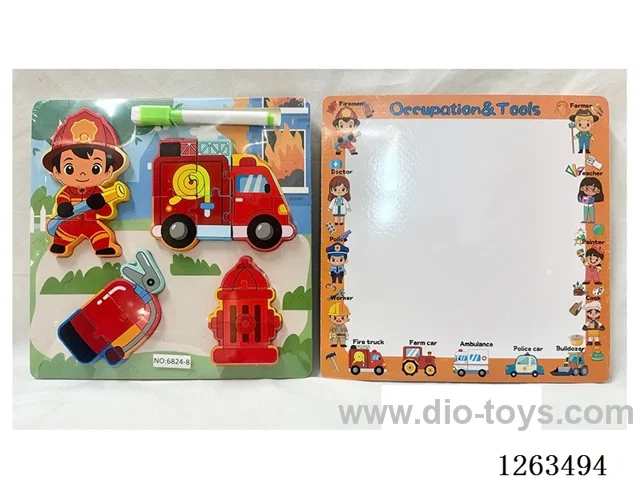 3D Puzzle + Drawing Board + Pen