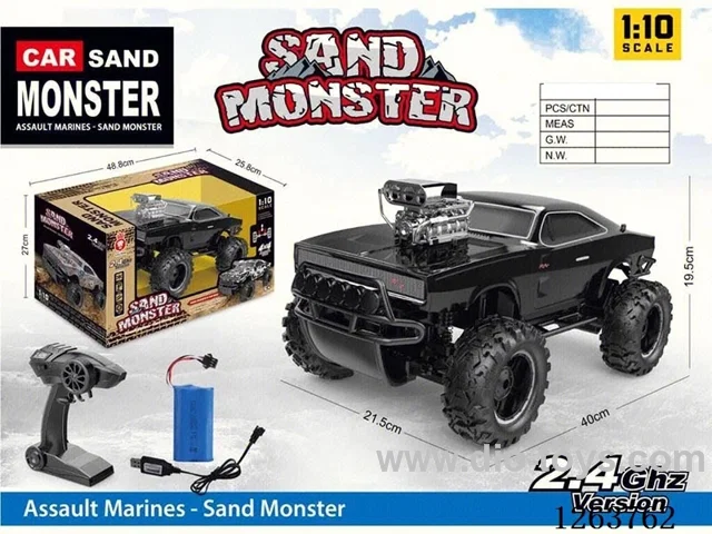 1:10 4WD RC car included battery