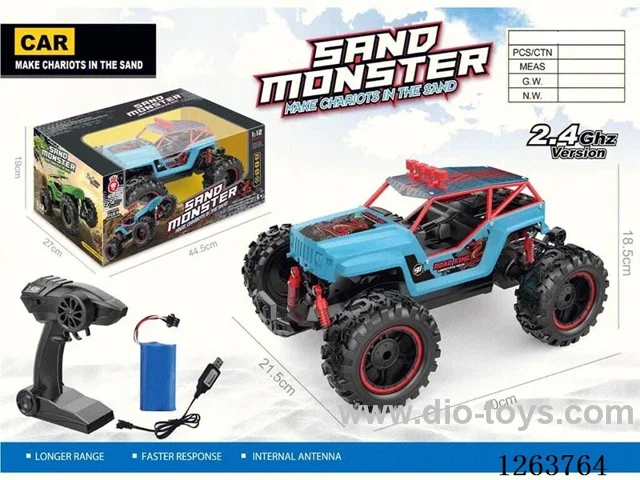 2.4G RC car included battery