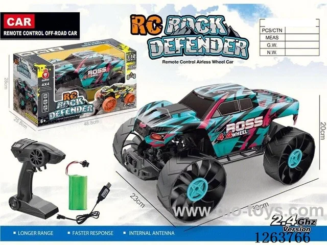1:10 4WD RC car included battery