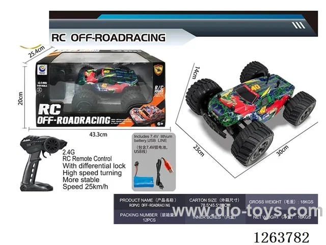 1:12 RC car included battery
