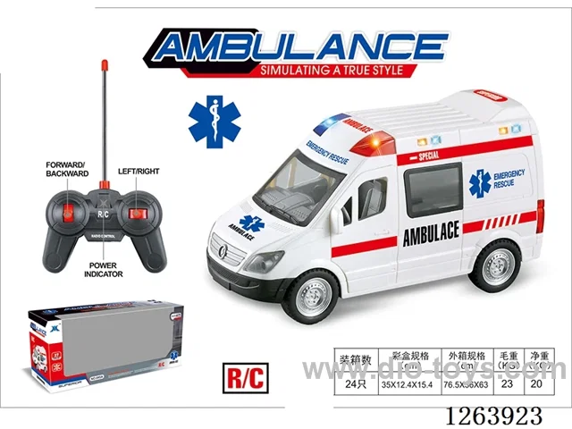 4ch rc car with light/sound not included battery