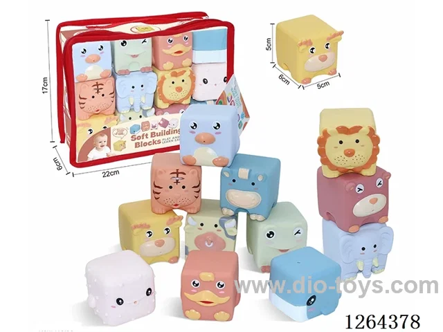 Soft Rubber Marine Animals 12PCS