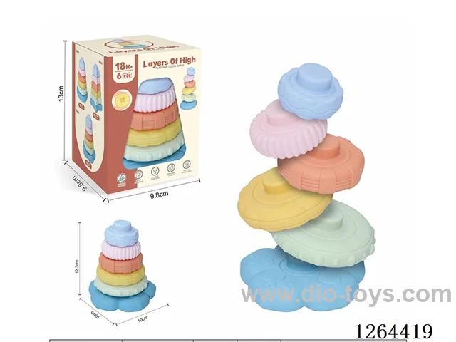 Soft Rubber Jenga 6PCS