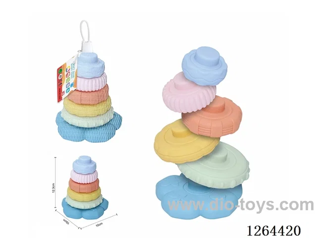 Soft Rubber Jenga 6PCS