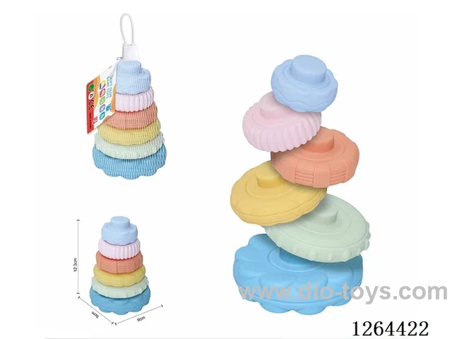 Soft Rubber Stacking Game 6PCS