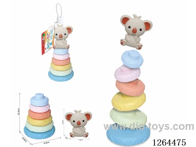Soft Rubber Stacking Game (Koala) 7PCS