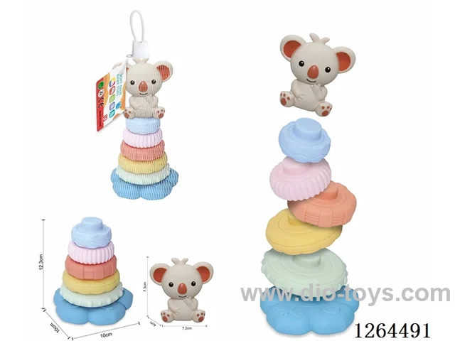 Soft Rubber Stacking Game (Koala) 7PCS
