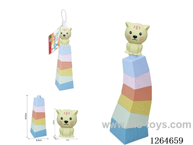 Stacking Tower Finger Puppets Farm Animals (Cat) 7PCS