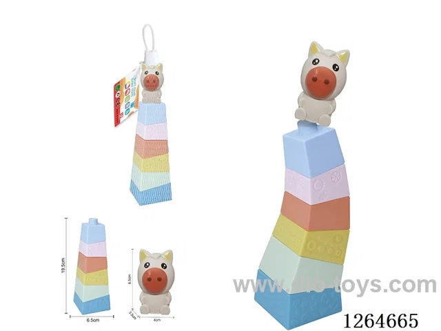 Stacking Tower Finger Puppets Farm Animals (Horse) 7PCS