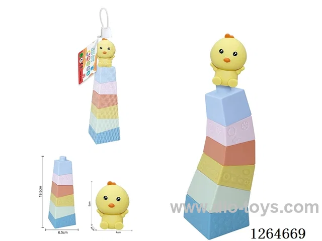 Stacking Tower Finger Puppets Farm Animals (Chick) 7PCS