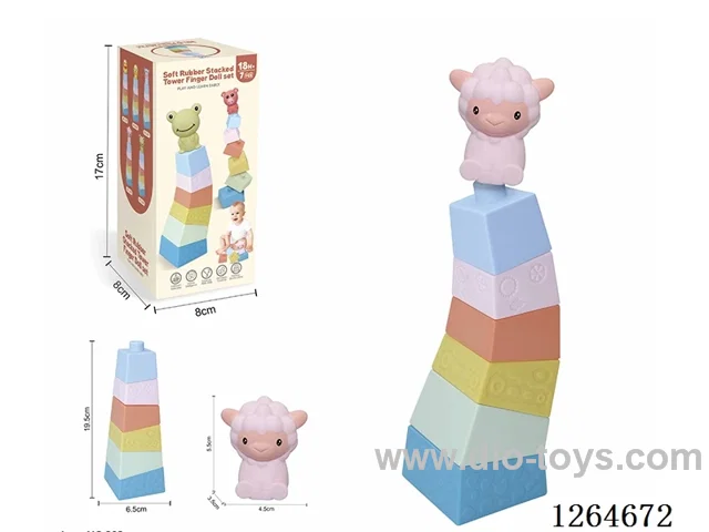 Stacking Tower Finger Puppets Farm Animals (Sheep) 7PCS