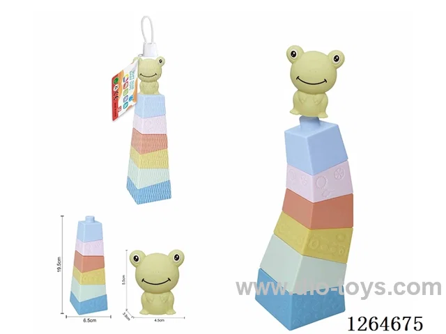 Stacking Tower Finger Puppets Farm Animals (Frog) 7PCS