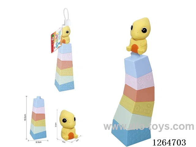 Stacking Tower Finger Puppets Dinosaur 7PCS