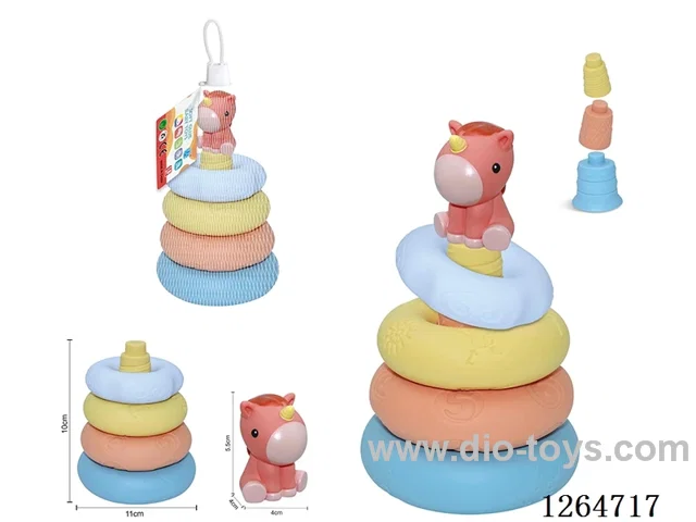 Ring-Toss Finger Puppets Forest Animals (Unicorn) 8PCS