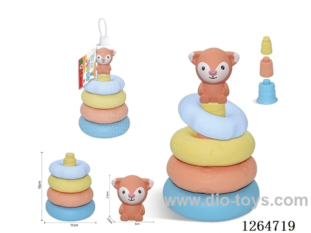Ring-Toss Finger Puppets Forest Animals (Fox) 8PCS