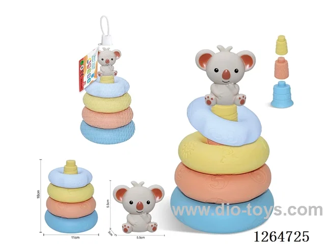 Ring-Toss Finger Puppets Forest Animals (Koala) 8PCS