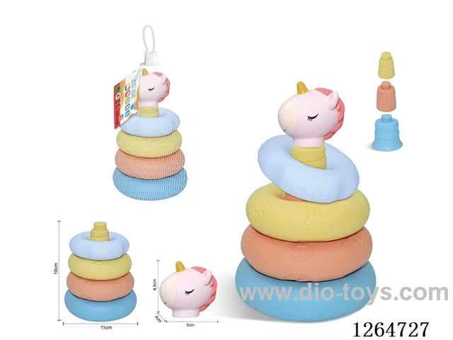Ring-Toss Finger Puppets Forest Animals (Unicorn) 8PCS