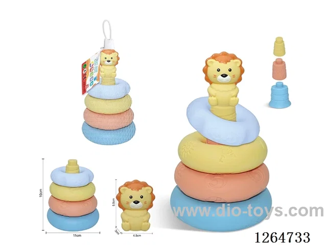 Ring-Toss Finger Puppets Forest Animals (Lion) 8PCS