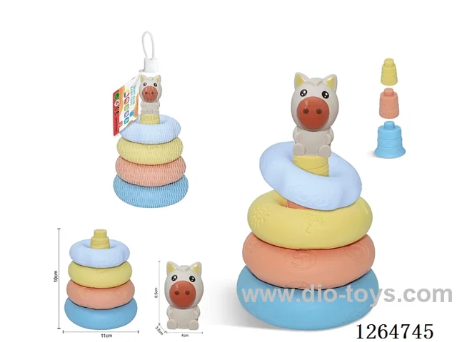 Ring-Toss Finger Puppets Forest Animals (Horse) 8PCS